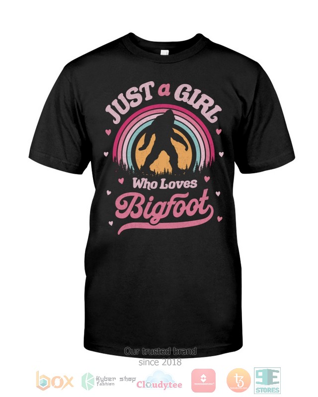 HOT Just A Girl Who Loves Bigfoot hoodie, shirt 5 Just A Girl Who Loves Bigfoot Shirt Hoodie 1 2 3 4