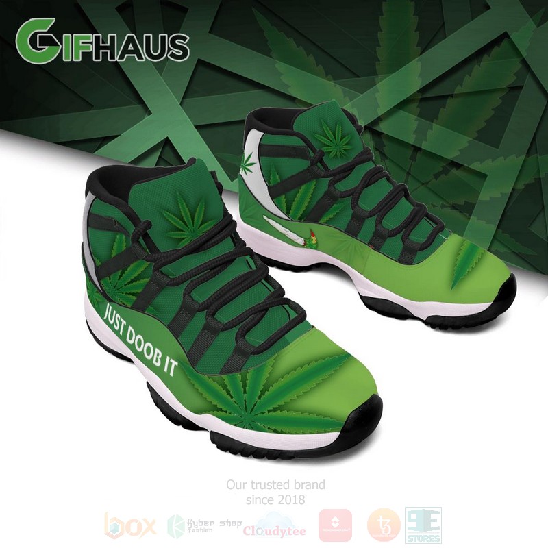BEST Cannabis Weed Just Doob It Air Jordan 11 Sneakers 3 Just Doob It Air Joran 11 Shoes 1 2