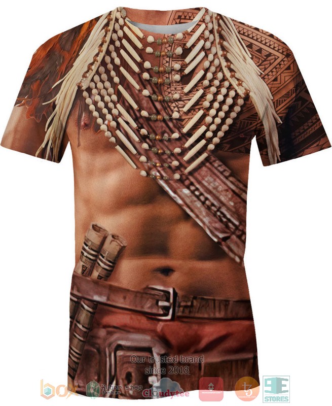 HOT Brown Motif Native American All Over Printed 3D Shirt, Hoodie 3 Brown Motif Native American 3D Shirt Hoodie 1 2