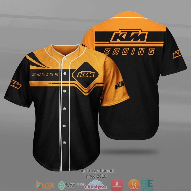 KTM Racing Car Motor Baseball Jersey