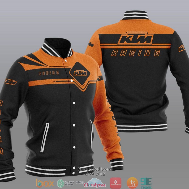 KTM Racing Car Motor Baseball Jersey 2 KTM Racing Car Motor Baseball Jersey 1