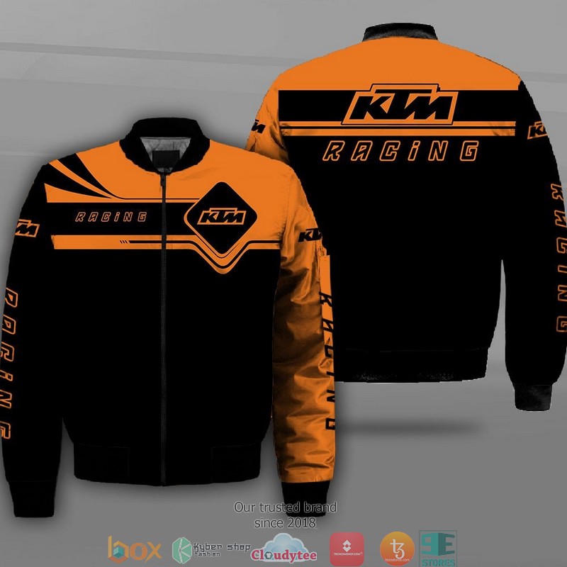 KTM Racing Car Motor Bomber Jacket