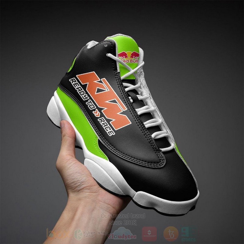 KTM Ready To Race Green Air Jordan 13 Shoes