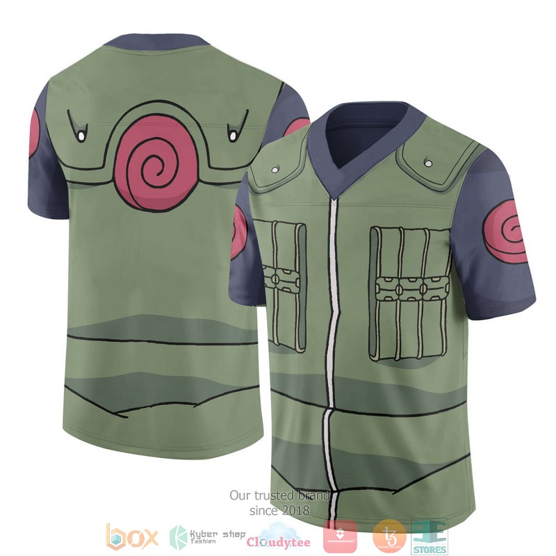 NEW Kakashi Hatake Costume Football jersey shirt 3 Kakashi Hatake Costume Football Jersey 1 2