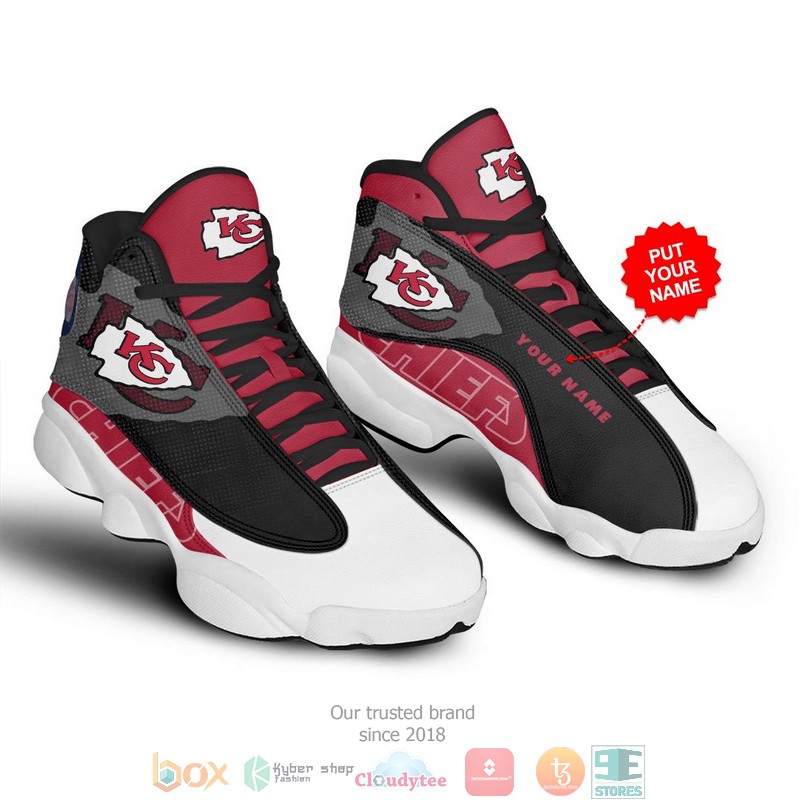 Kansas City Chiefs NFL 3 Football Air Jordan 13 Sneaker Shoes