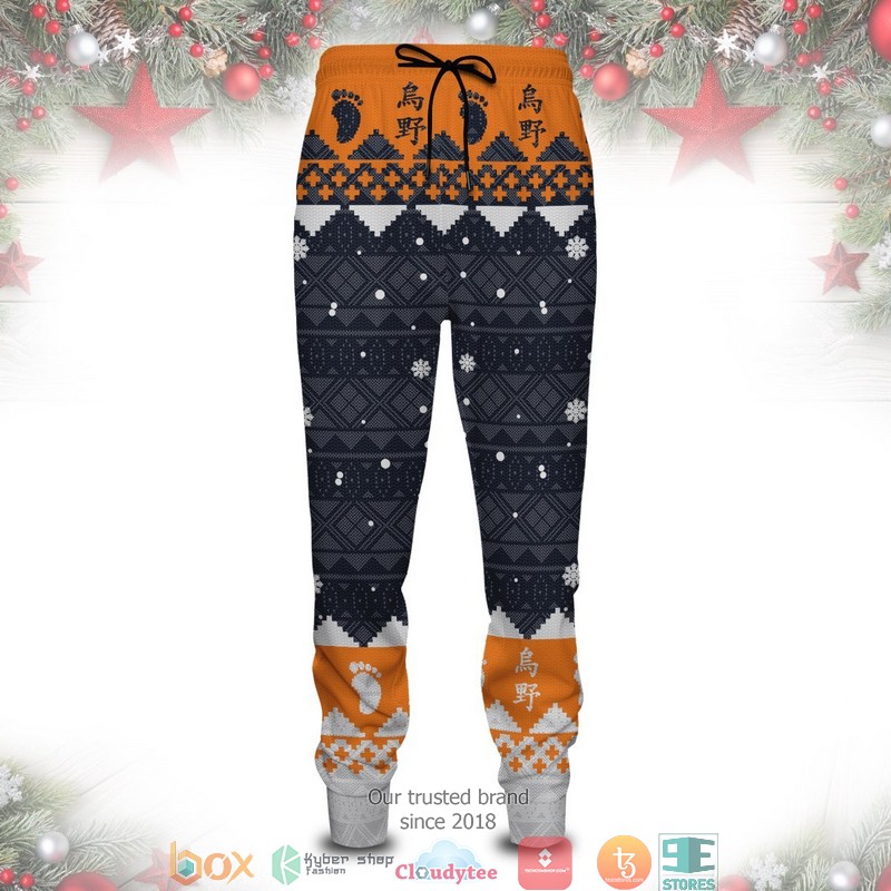Karasuno Christmas Jogger Pants