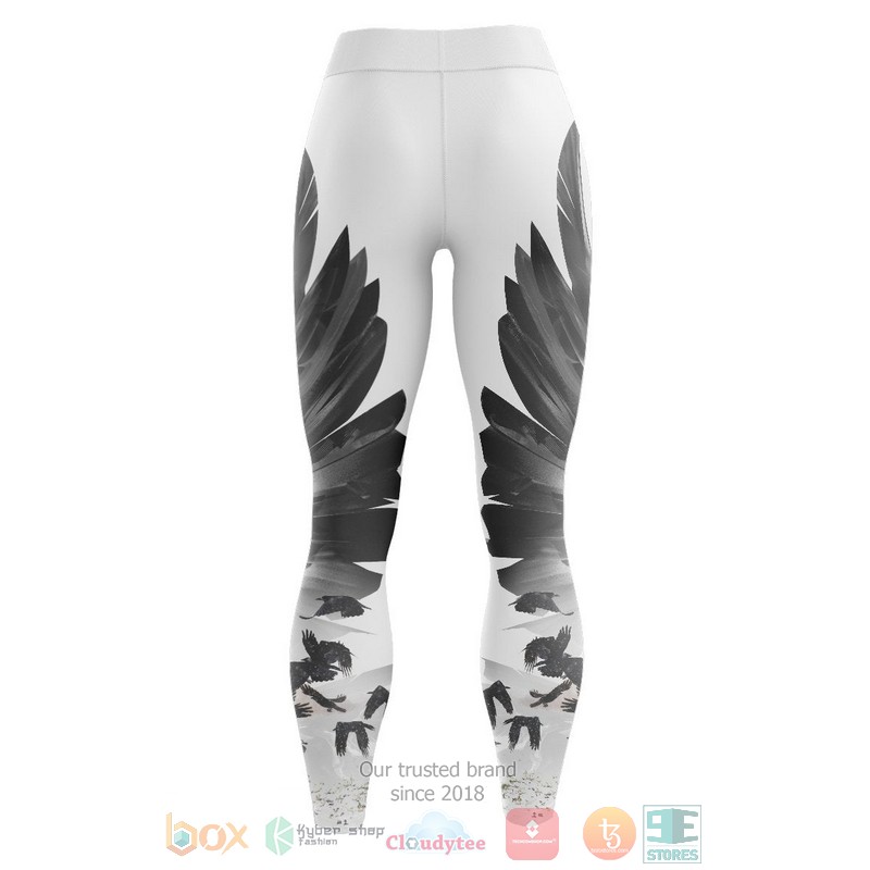 NEW Karasuno Crows Unisex Leggings Tights 6 Karasuno Crows Unisex Leggings 1 2 3 4 5