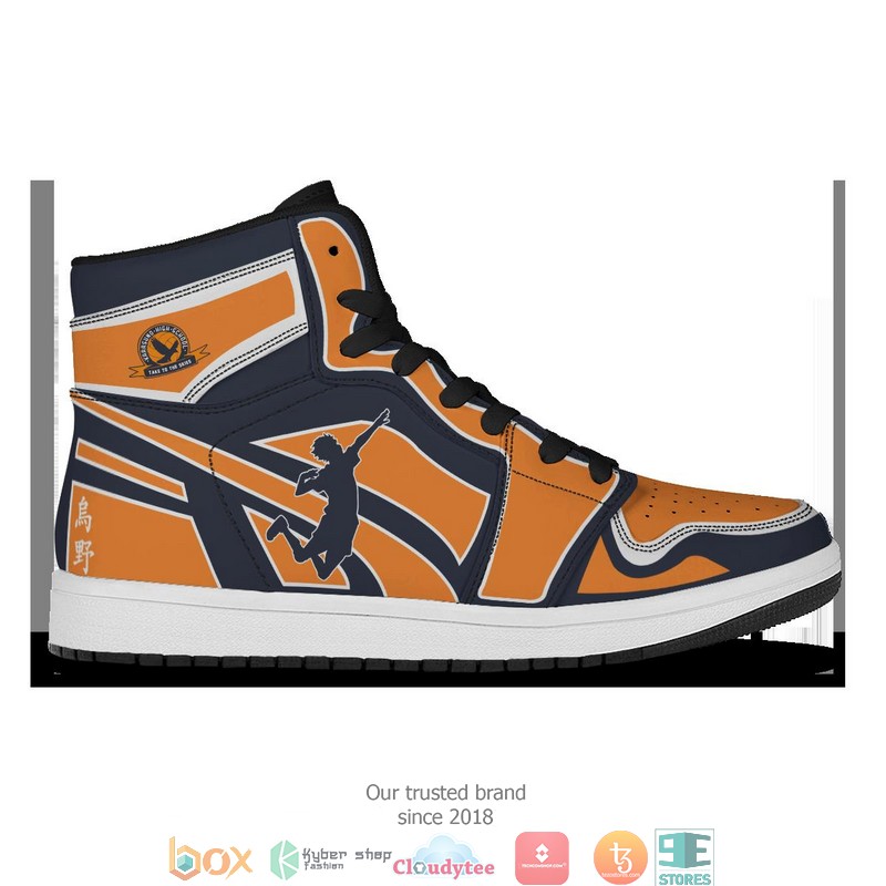 Karasuno to the skies Air Jordan High Top Sneaker 2 Karasuno to the skies Air Jordan High Top Sneaker 1