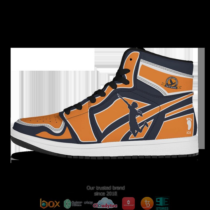 Karasuno to the skies Air Jordan High Top Sneaker 3 Karasuno to the skies Air Jordan High Top Sneaker 1 2