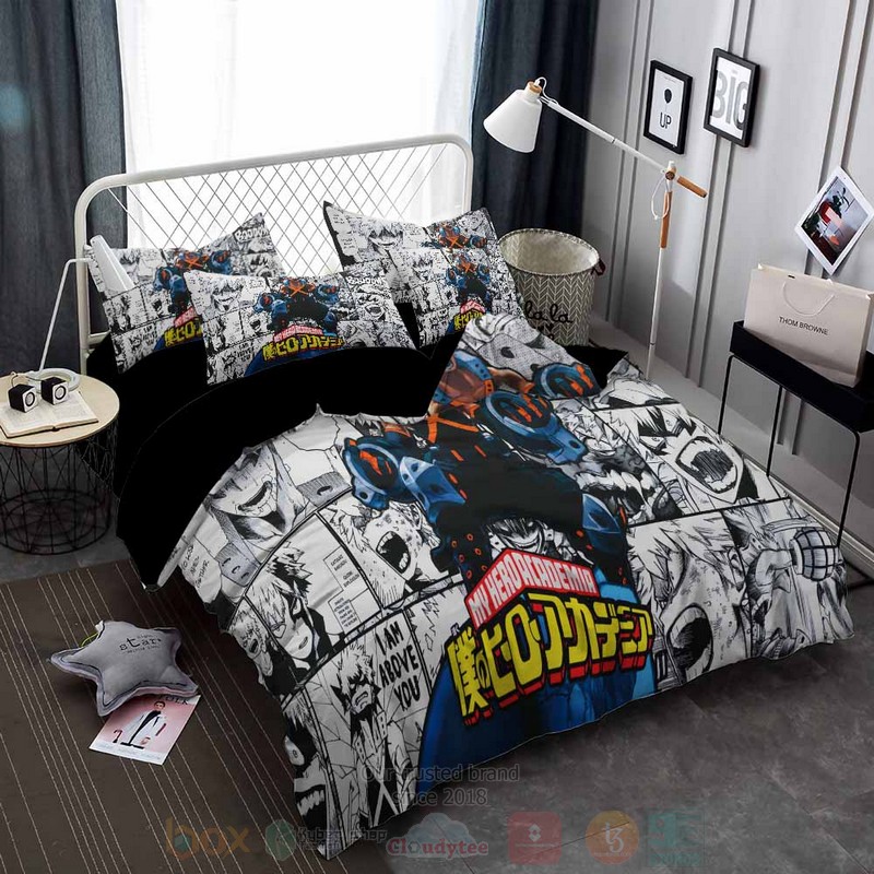 BEST Katsuki Bakugo Boom Style My Hero Academia Duvet Cover Bed Sets 3 Katsuki Bakugo Boom Style My Hero Academia Bedding Set 1 2