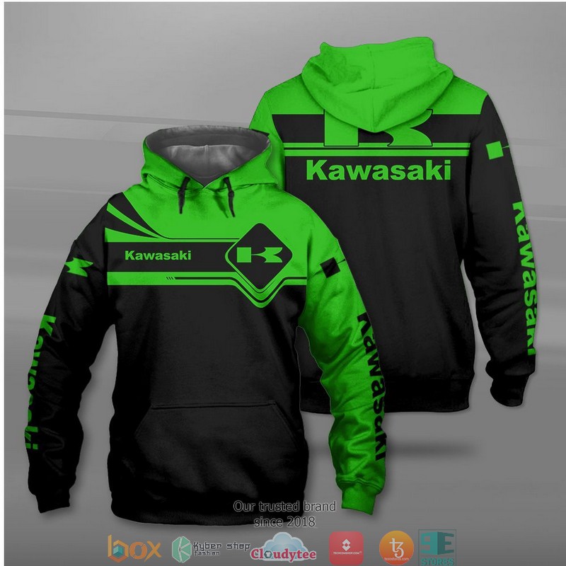 Kawasaki Car Motor 3D Shirt, Hoodie 2 Kawasaki Car Motor 3D Shirt Hoodie 1