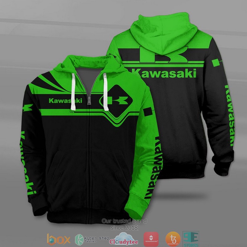 Kawasaki Car Motor 3D Shirt, Hoodie 4 Kawasaki Car Motor 3D Shirt Hoodie 1 2 3