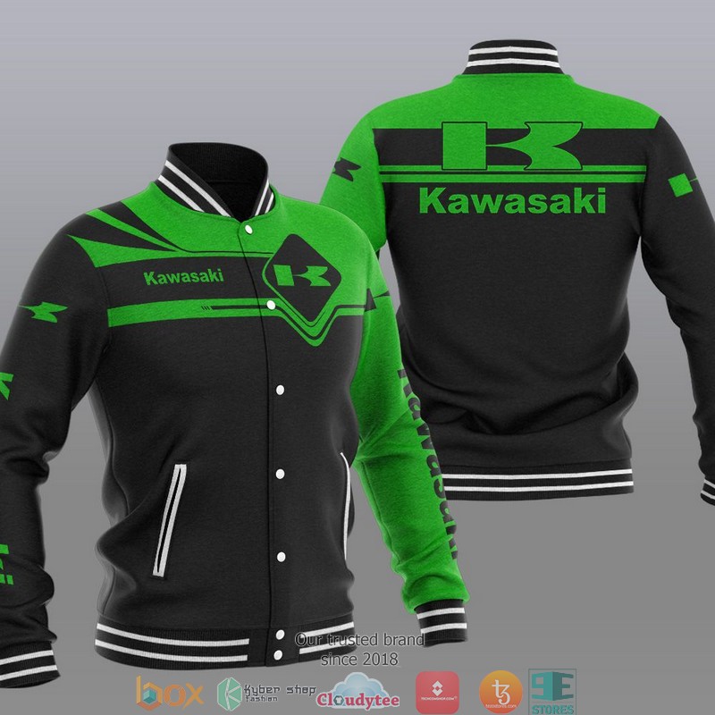 Kawasaki Car Motor Baseball Jersey 2 Kawasaki Car Motor Baseball Jersey 1