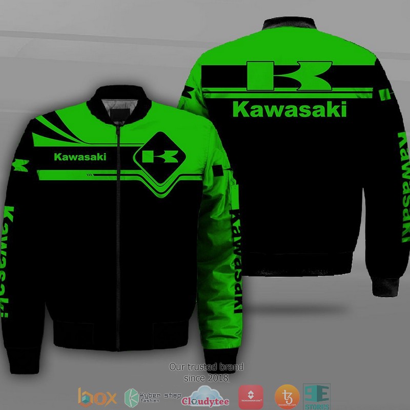 Kawasaki Car Motor Bomber Jacket