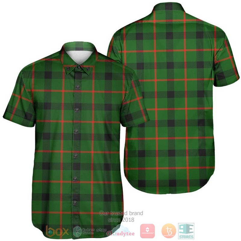 Kincaid Modern Tartan Hawaiian Shirt