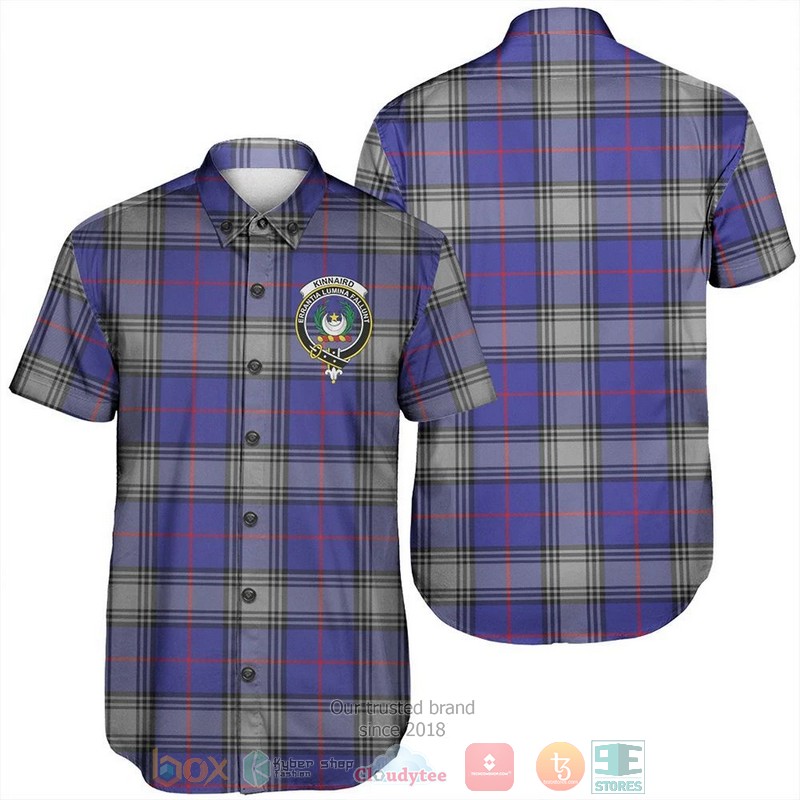 NEW Kinnaird Tartan Crest Hawaii Shirt 7 Kinnaird Tartan Crest Hawaiian Shirt