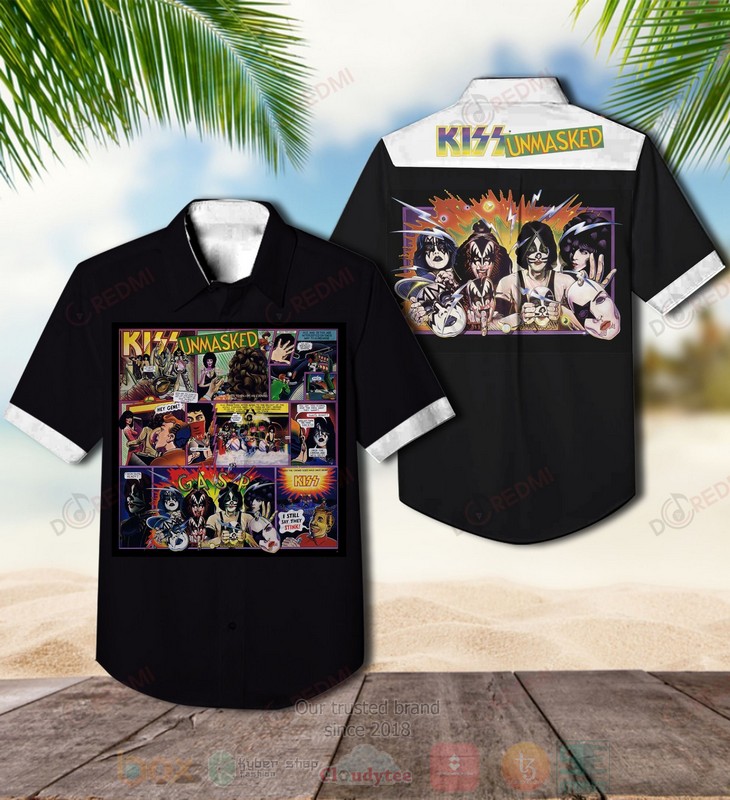 Kiss Unmasked Hawaiian Shirt