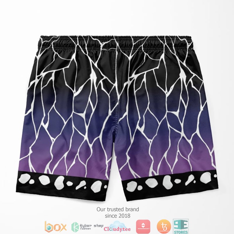 Kochou Shinobu Hashira Pattern Demon slayer Shorts 2 Kochou Shinobu Hashira Pattern Demon slayer Shorts 1