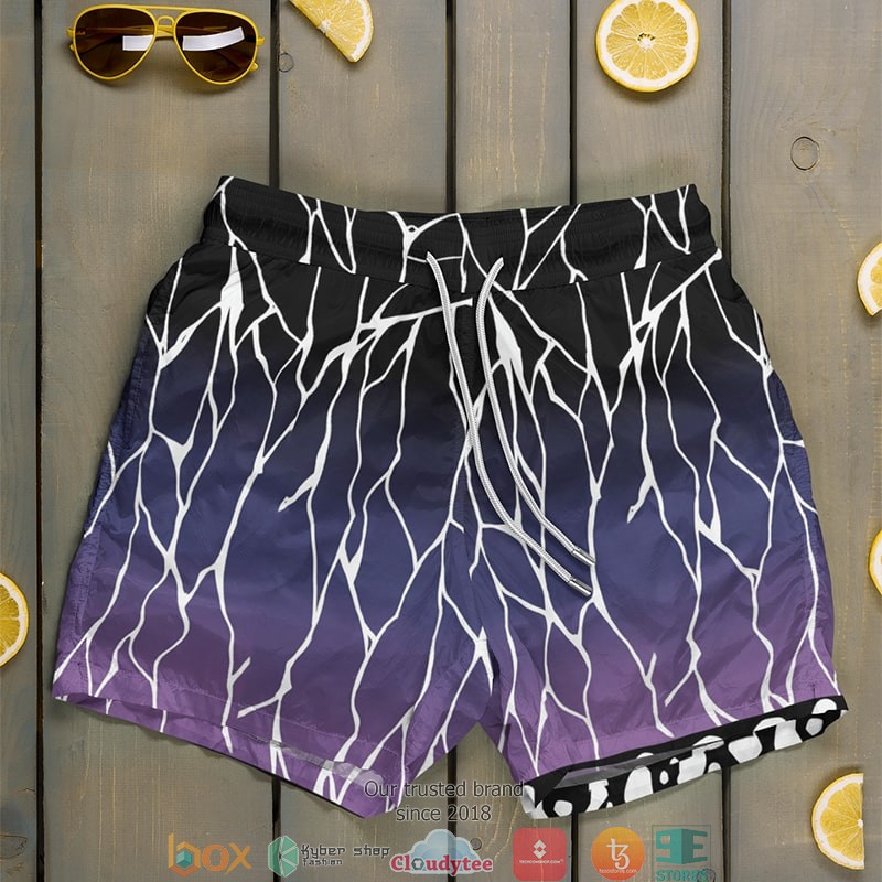 Kochou Shinobu Hashira Pattern Demon slayer Shorts 4 Kochou Shinobu Hashira Pattern Demon slayer Shorts 1 2 3