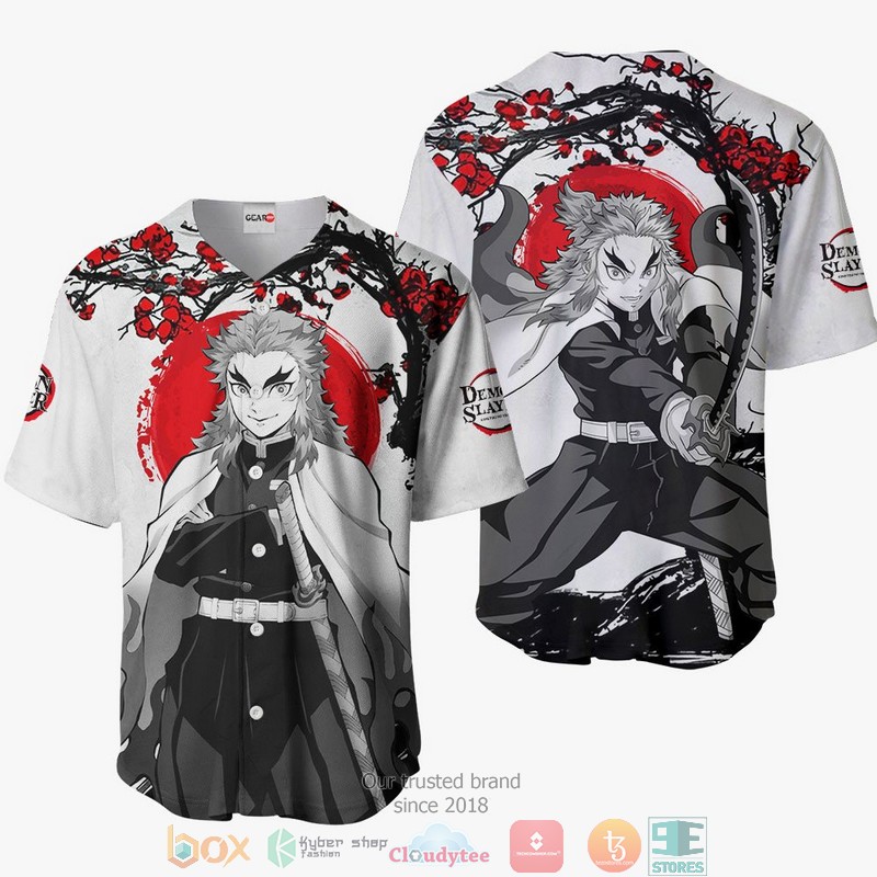 Kyoujurou Rengoku Demon Slayer Baseball Jersey Shirt