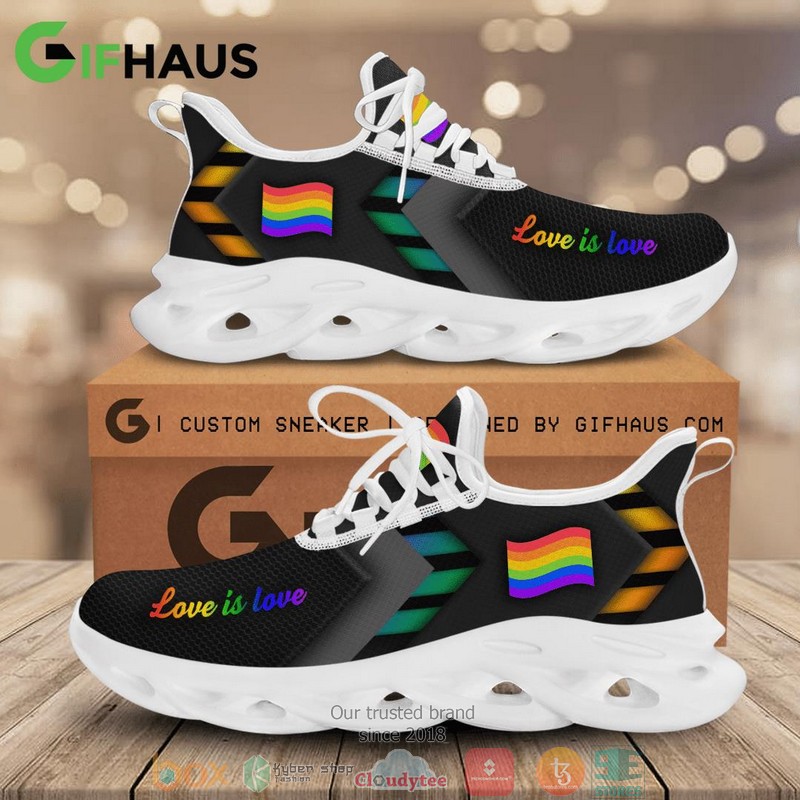LGBT Love is love Clunky Max Soul Shoes 1 2