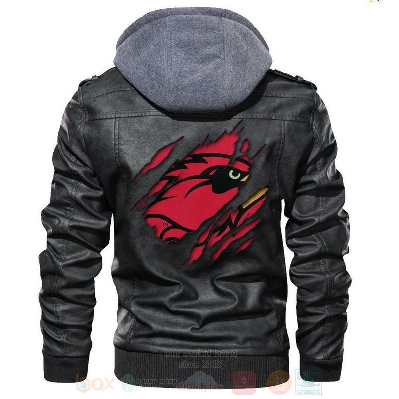 BEST Lamar Cardinals NCAA Champions Black Zipper Jacket Leather 1 Lamar Cardinals NCAA Blacks Leather Jacket