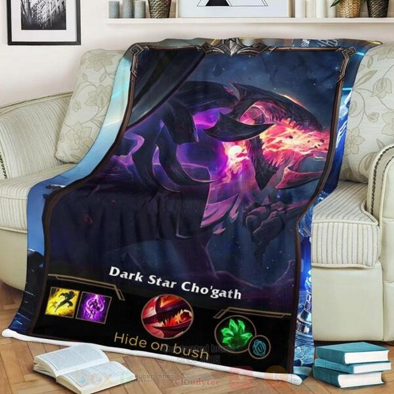 League of Legends ChoGath Custom Name Sherpa Blanket 1