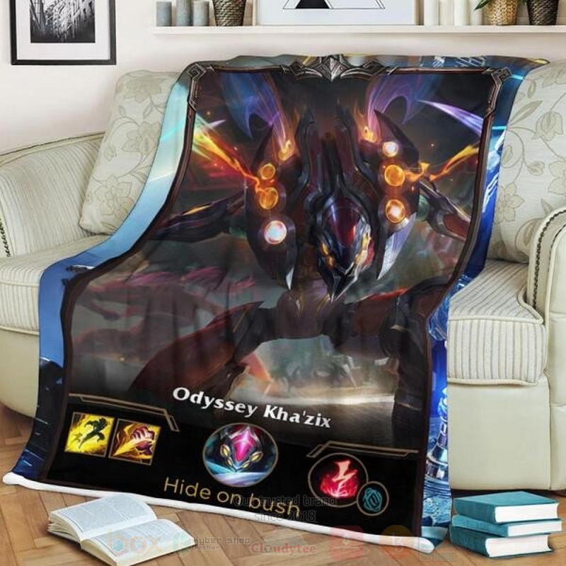 League of Legends Khazix Custom Name Sherpa Blanket 1