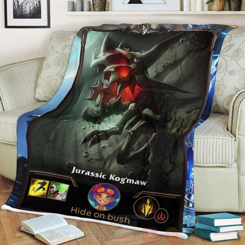 League of Legends KogMaw Custom Name Sherpa Blanket 1