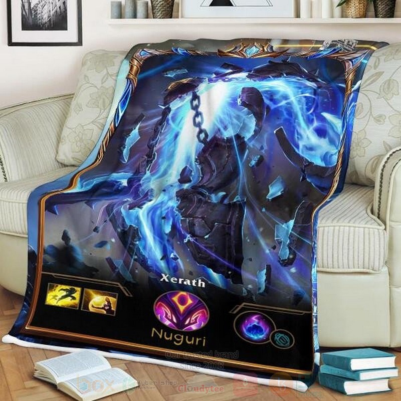 League of Legends Xerath Custom Name Sherpa Blanket 1