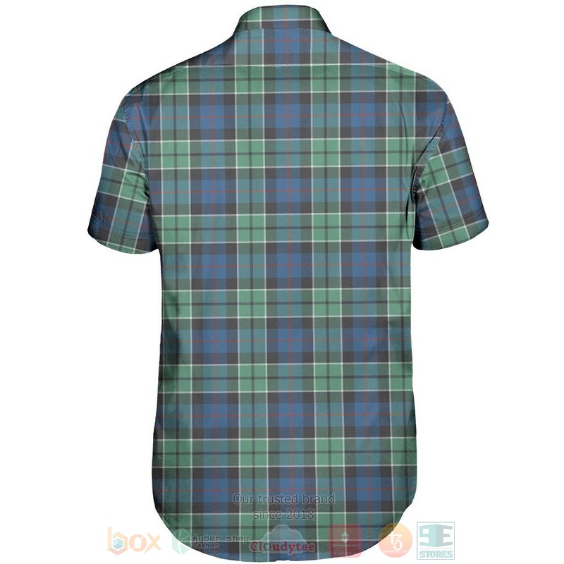 BEST Leslie Hunting Ancient Tartan Aloha Shirt 3 Leslie Hunting Ancient Tartan Short Sleeve Hawaiian Shirt 1 2