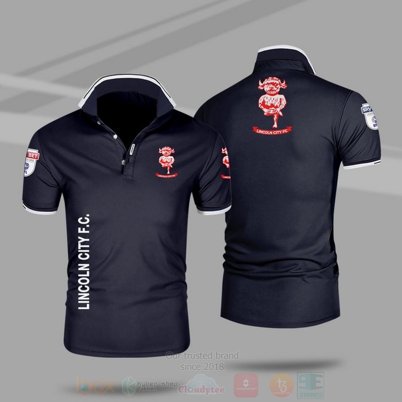 BEST Lincoln City FC Premium 3D Polo Shirt 5 Lincoln City FC Premium Polo Shirt 1 2 3 4