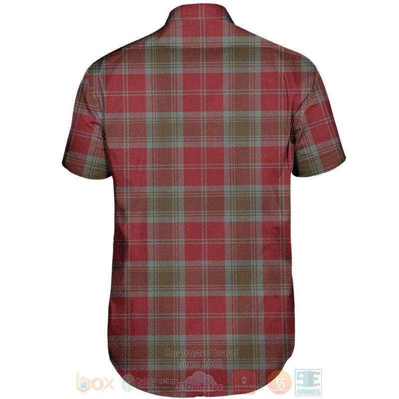 BEST Lindsay Weathered Tartan Aloha Shirt 3 Lindsay Weathered Tartan Short Sleeve Hawaiian Shirt 1 2