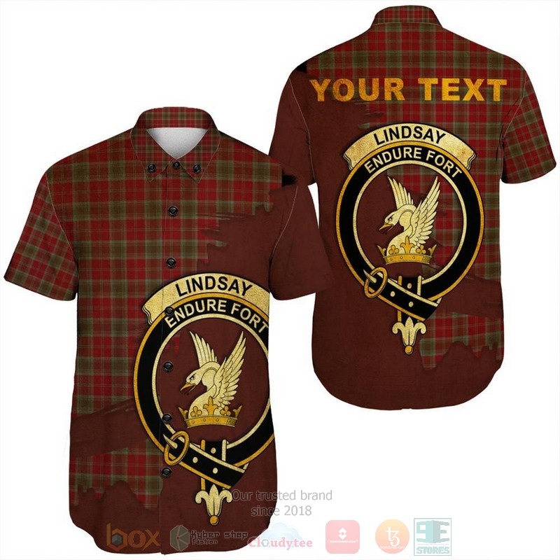 BEST Little Tartan Crest Personalized Aloha Shirt 7 Little Tartan Crest Custom Name Short Sleeve Hawaiian Shirt