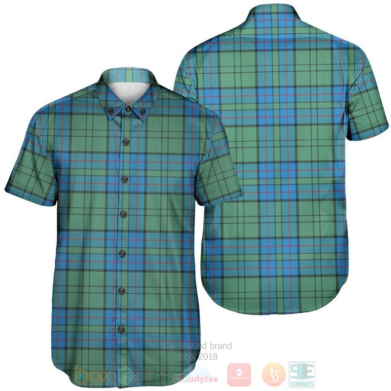 BEST Lockhart Tartan Aloha Shirt 1 Lockhart Tartan Short Sleeve Hawaiian Shirt
