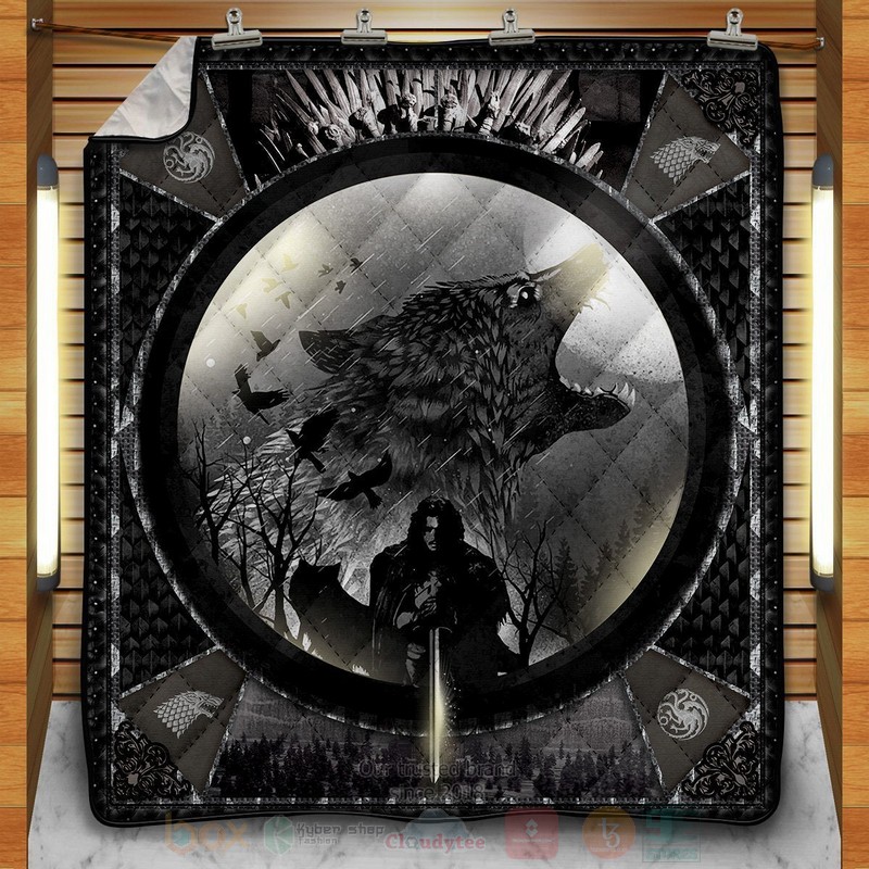 BEST Lord Commander Snow Game of Thrones Quilted Fabric 10 Lord Commander Snow Game of Thrones Quilt