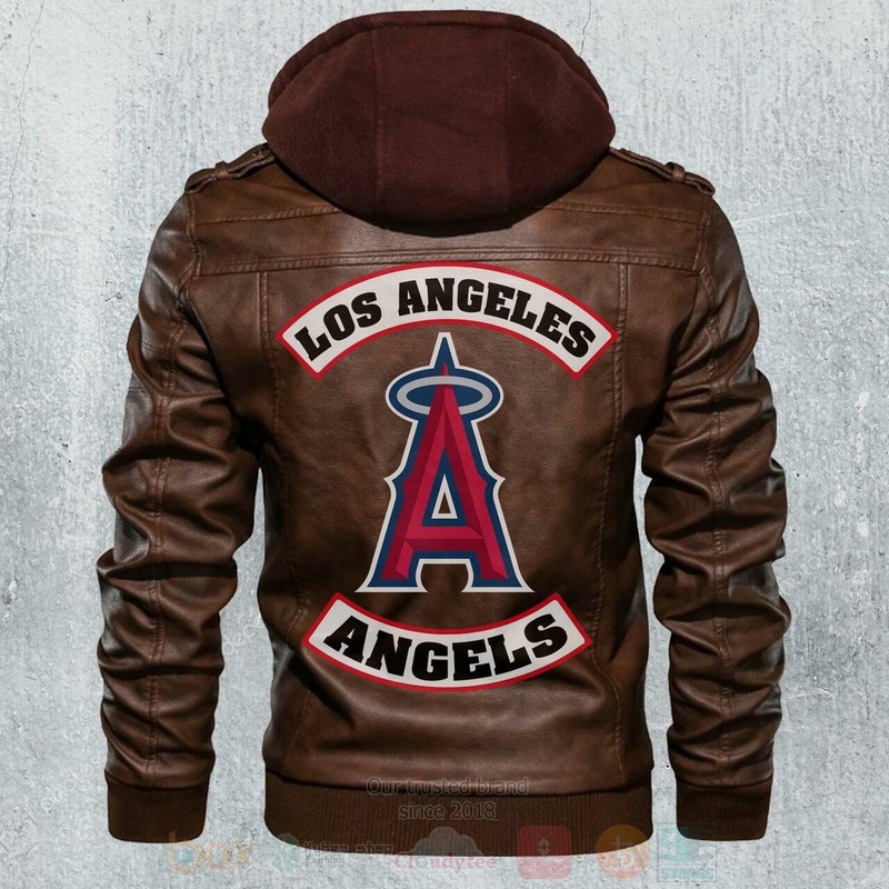 Los Angeles Angels MLB Baseballs Leather Jacket