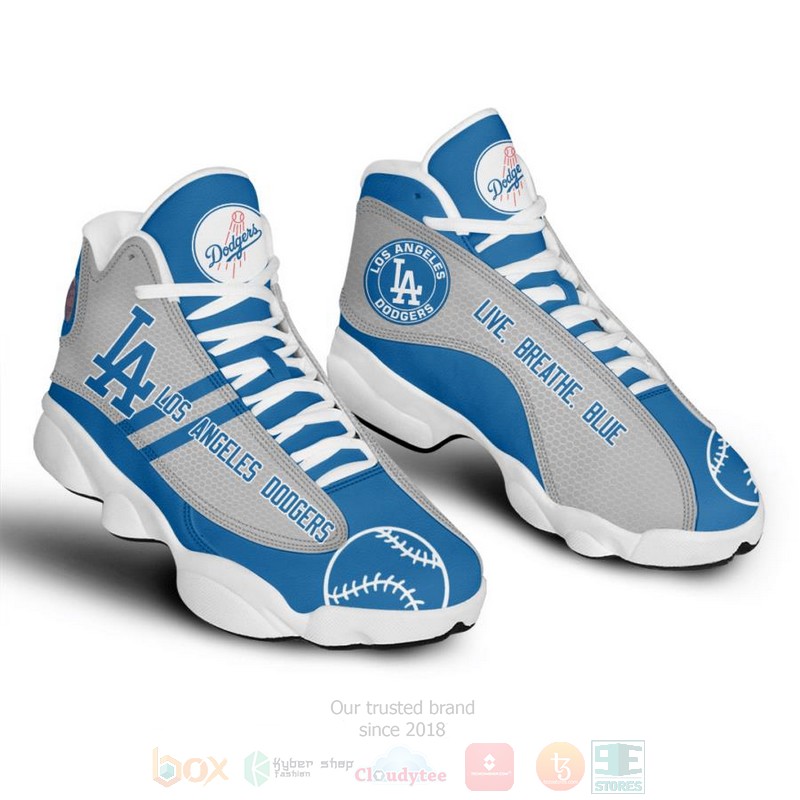 Los Angeles Dodgers MLB Air Jordan 13 Shoes