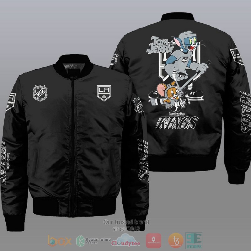 Los Angeles Kings NHL Tom And Jerry Bomber Jacket