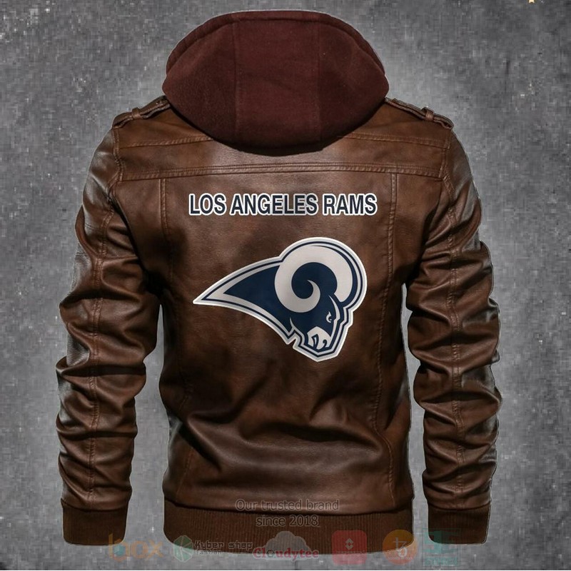 Los Angeles Rams NFL Motorcycle Leather Jacket