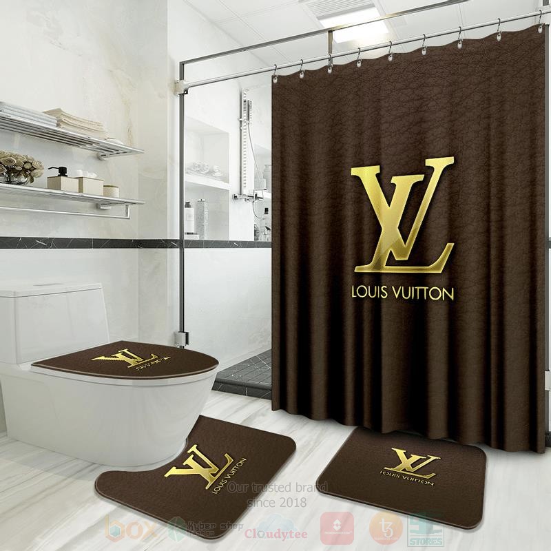 Louis Vuitton Olive color Bathroom Sets