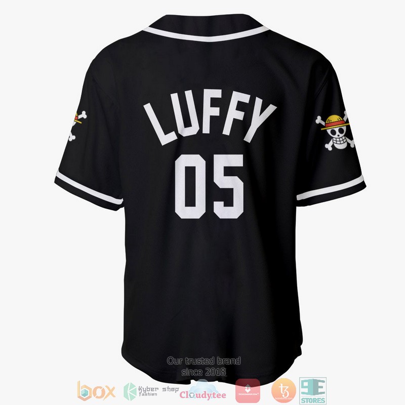 Luffy Gear 5 One Piece Anime Sport Style Baseball Jersey 3 Luffy Gear 5 Jersey Shirt One Piece Anime Sport Style Baseball Jersey 1 2