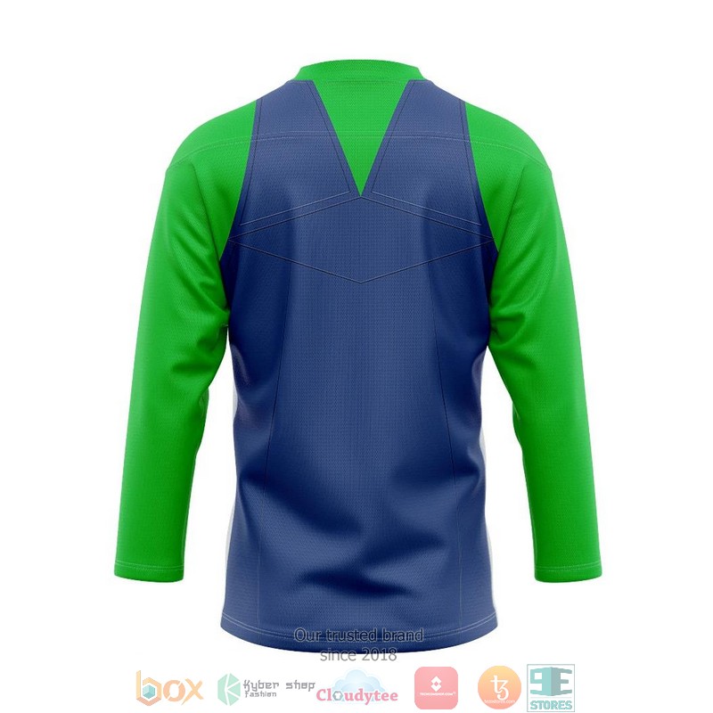 Luigi Hockey Jersey Shirt 2 Luigi Hockey Jersey Shirt 1