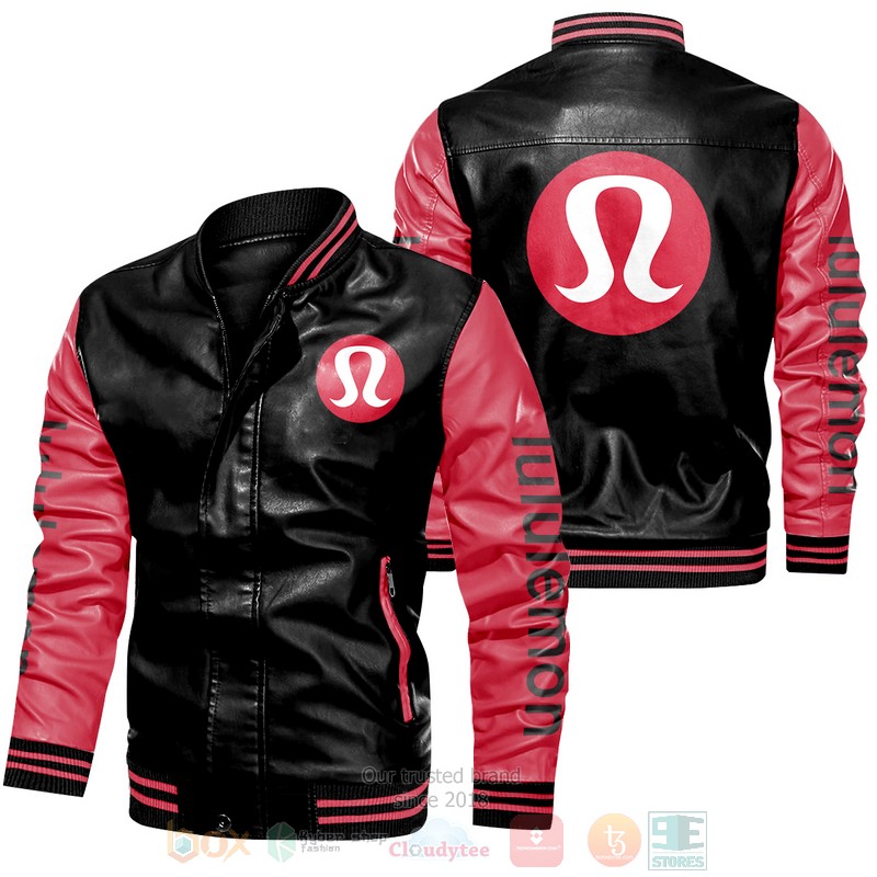 Lululemon Leather Bomber Jacket