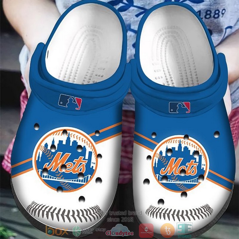 MLB New York Mets Blue Crocs Crocband Clog