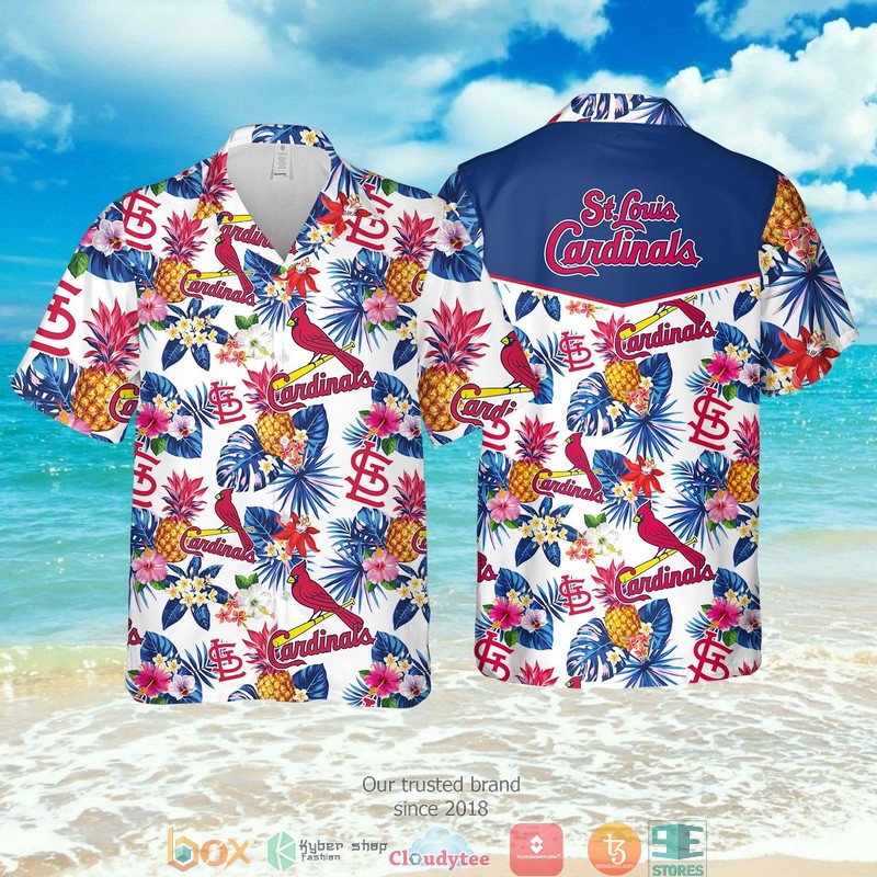 MLB St. Louis Cardinals Aloha Hawaian Summer Outfit 2 MLB St Louis Cardinals Aloha Hawaian Summer Outfit 1