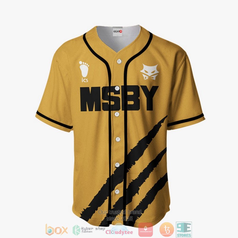 MSBY Haikyuu Baseball Jersey Shirt 2 MSBY Haikyuu Baseball Jersey Shirt 1
