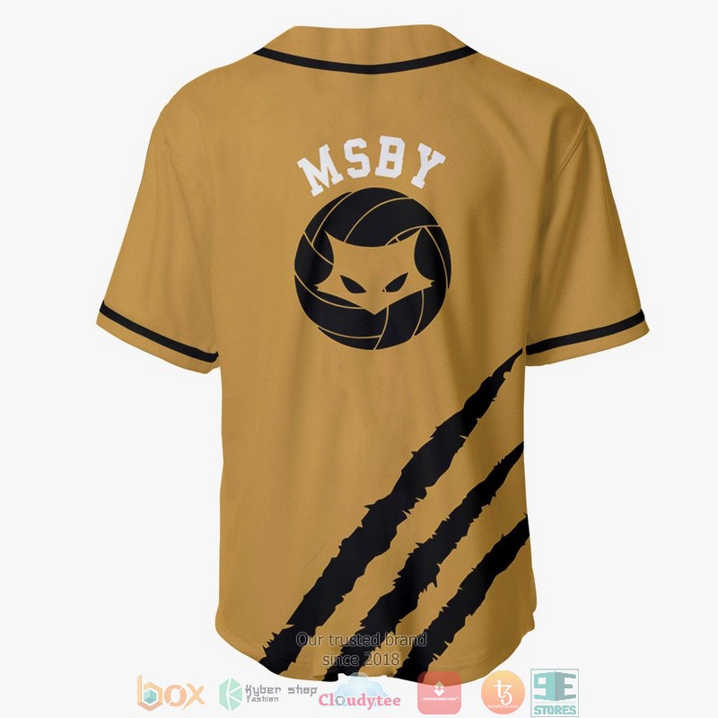 MSBY Haikyuu Baseball Jersey Shirt 3 MSBY Haikyuu Baseball Jersey Shirt 1 2