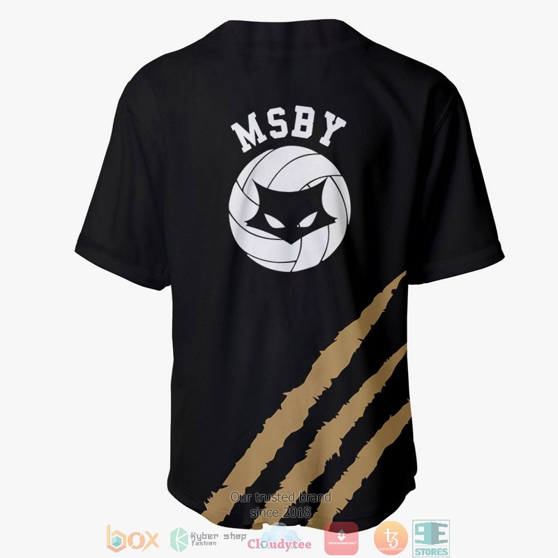 MSBY Haikyuu Black Baseball Jersey Shirt 3 MSBY Haikyuu Black Baseball Jersey Shirt 1 2