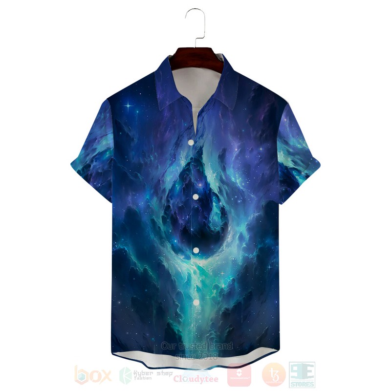 MTG Blue Mana Hawaiian Shirt